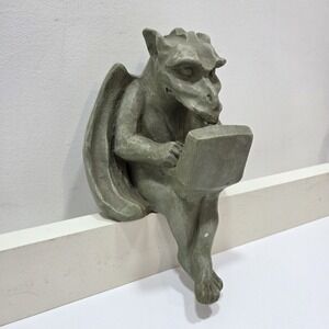 Vintage 1997 HPI Gargoyle with Laptop Wings Resin Shelf‎ Sitter 7" Halloween